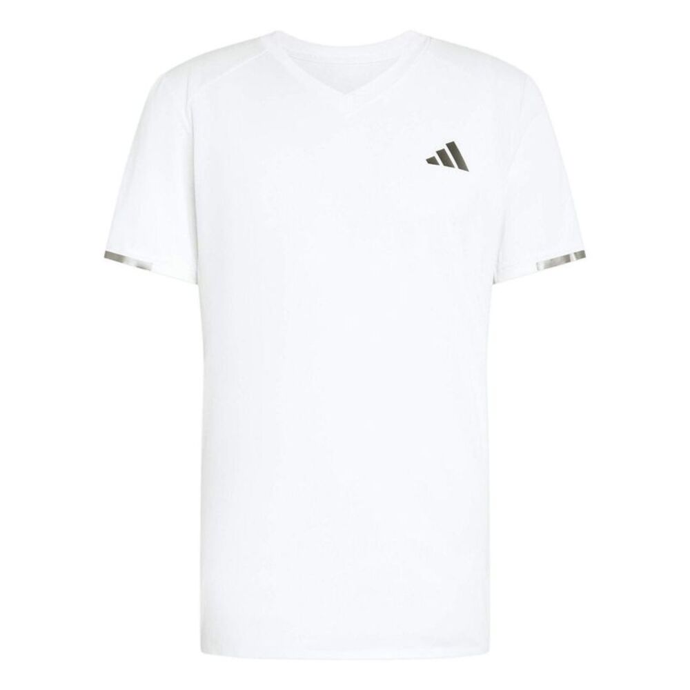 Adidas Mens V Neck Competition T-Shirt / White